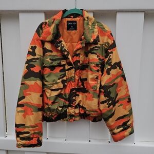 C'est Toi Urban Camo Bomber Jacket XL